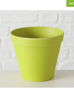 2er-Set: Übertöpfe "Giardino" in Grün - (H)9,5  Ø 11 cm