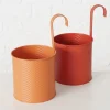 2er-Set: Übertöpfe "Riana" in Rot/ Orange - (H)28  Ø 16 cm