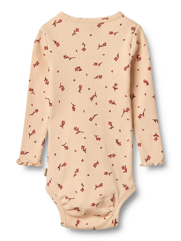 2er-Set: Bodys "Regitze" in Beige/ Orange