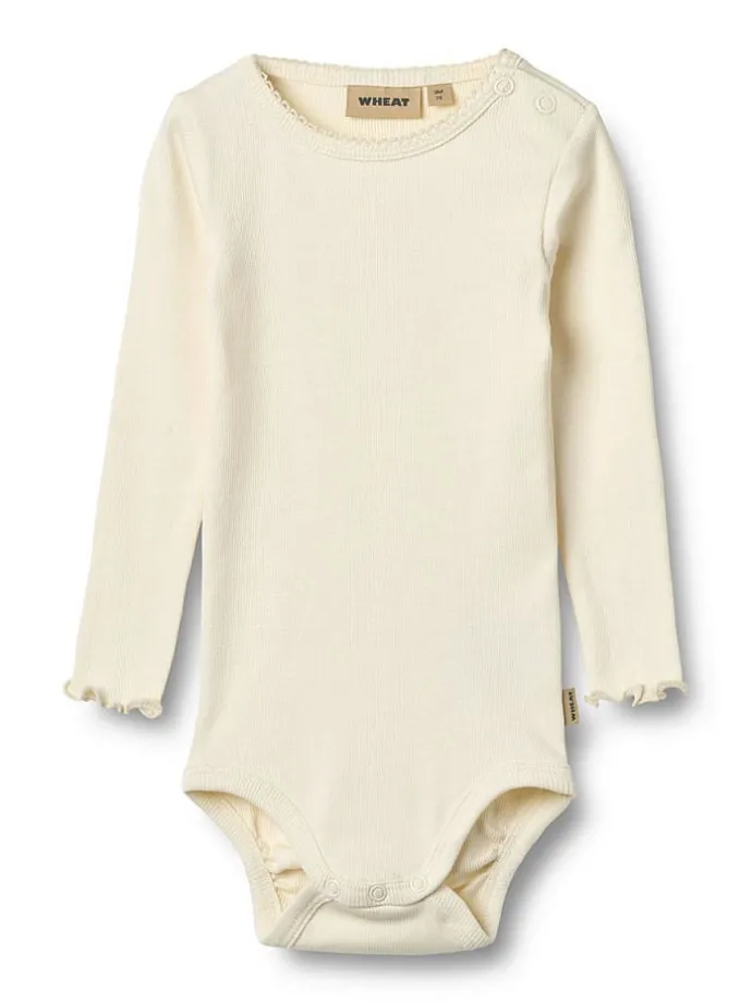 2er-Set: Bodys "Regitze" in Beige/ Orange