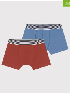 2er-Set: Boxershorts in Blau/ Rot