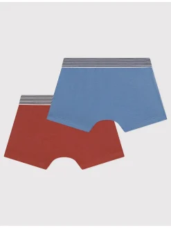 2er-Set: Boxershorts in Blau/ Rot