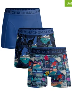 3er-Set: Boxershorts in Blau/ Bunt