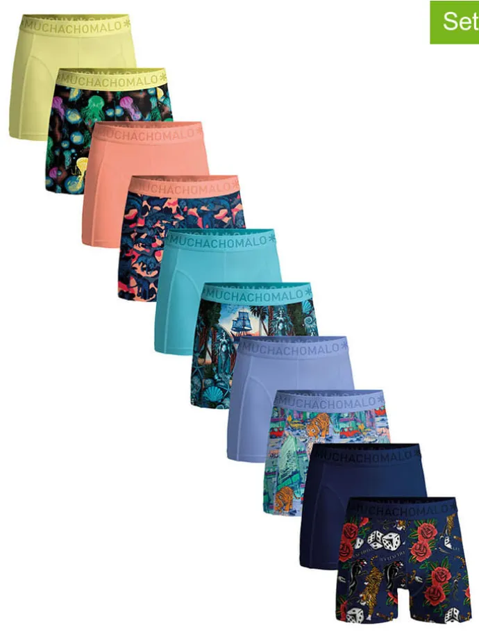 10er-Set: Boxershorts in Bunt