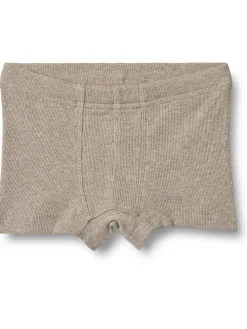 2er-Set: Boxershorts in Dunkelblau/ Taupe