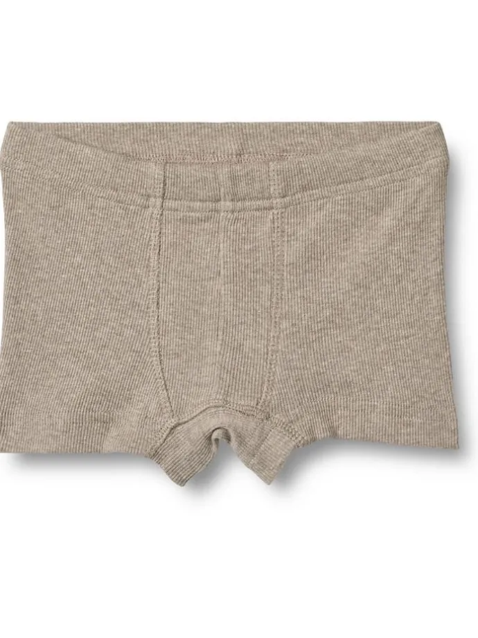 2er-Set: Boxershorts in Dunkelblau/ Taupe