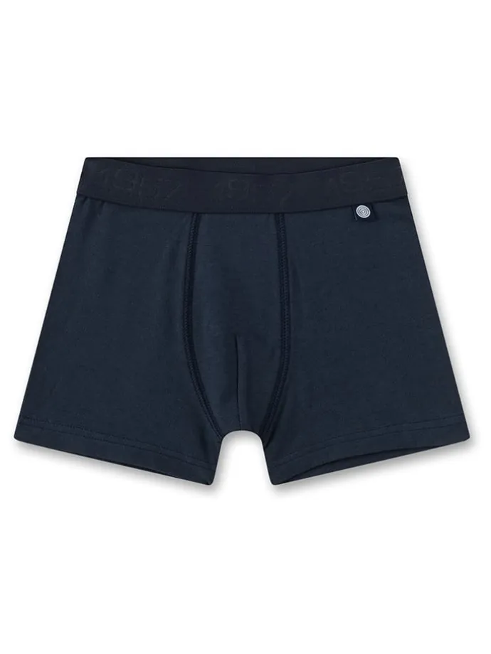 2er-Set: Boxershorts in Dunkelblau/ Beige