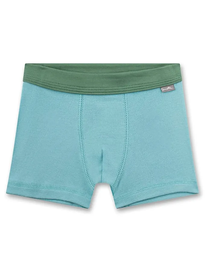 2er-Set: Boxershorts in Hellblau/ Grün