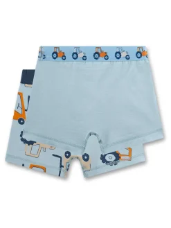 2er-Set: Boxershorts in Hellblau