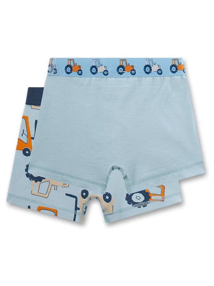 2er-Set: Boxershorts in Hellblau
