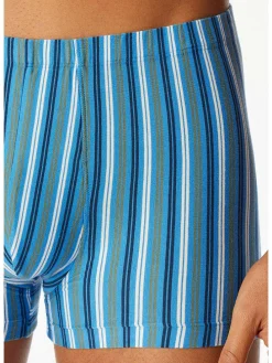 3er-Set: Boxershorts in Schwarz/ Hellblau