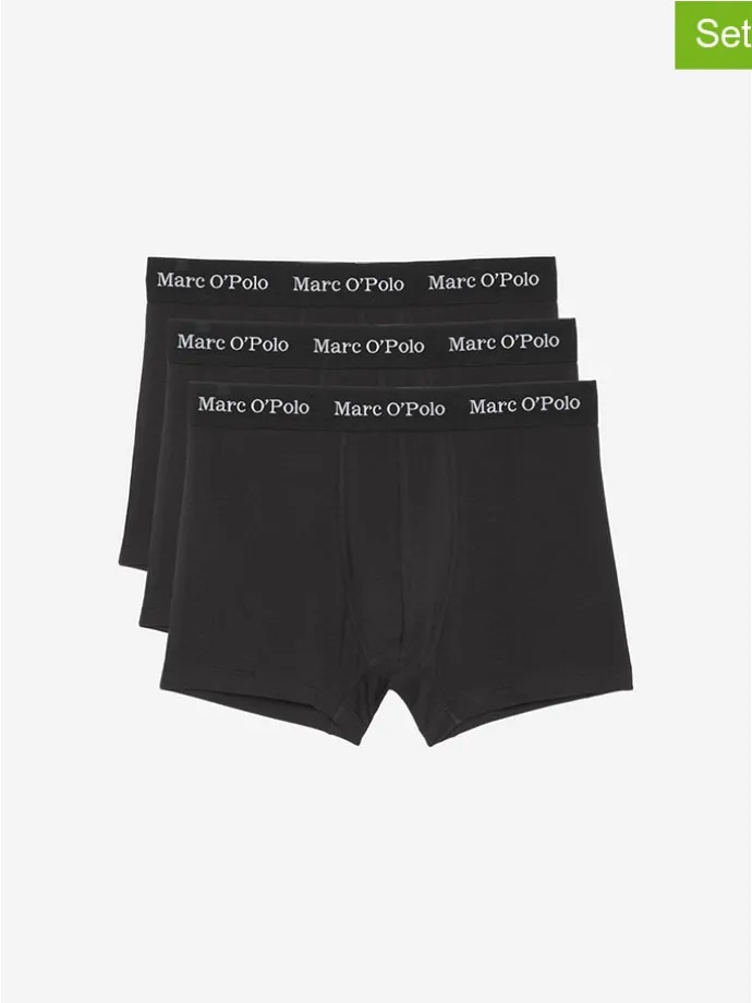 3er-Set: Boxershorts in Schwarz