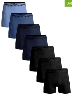 7er-Set: Boxershorts in Schwarz/ Blau