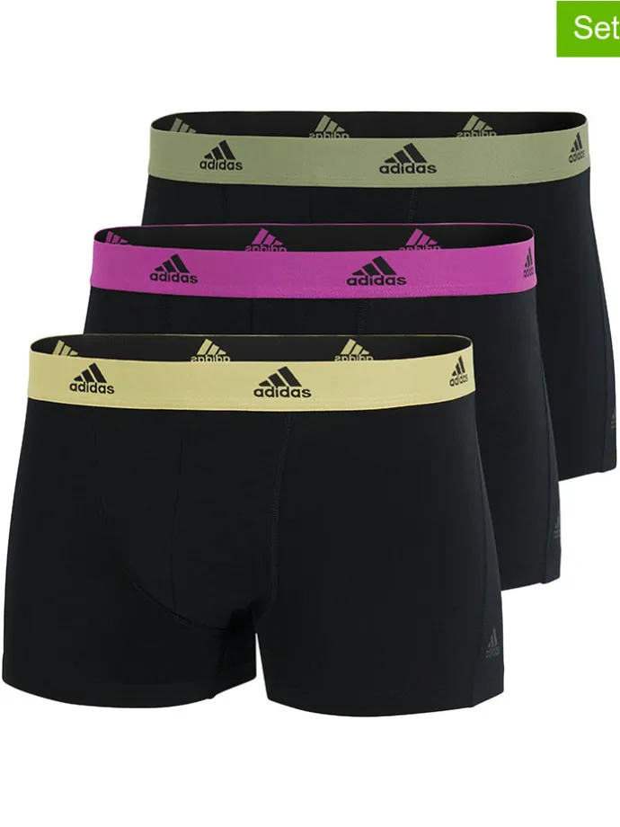 3er-Set: Boxershorts in Schwarz