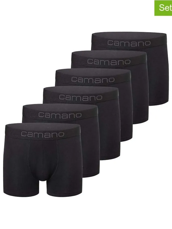 6er-Set: Boxershorts in Schwarz