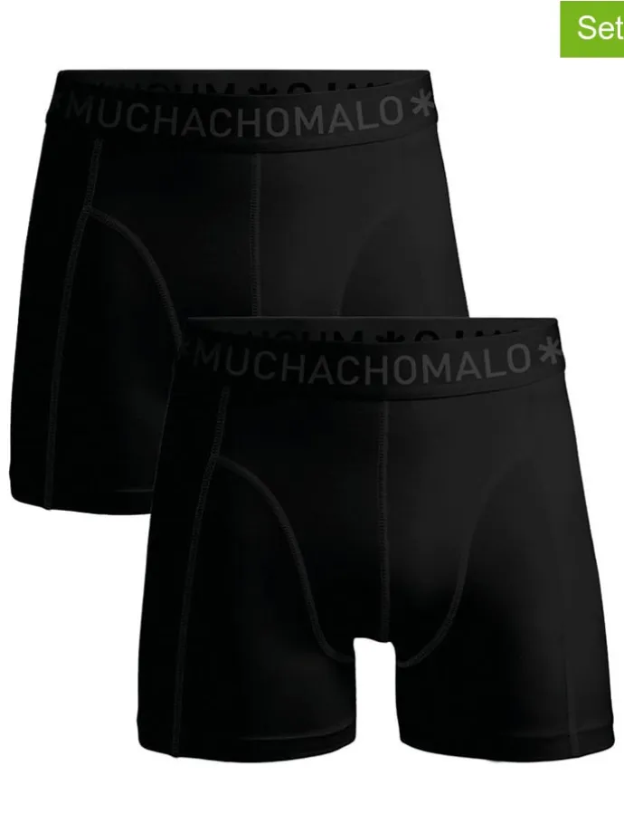 2er-Set: Boxershorts in Schwarz