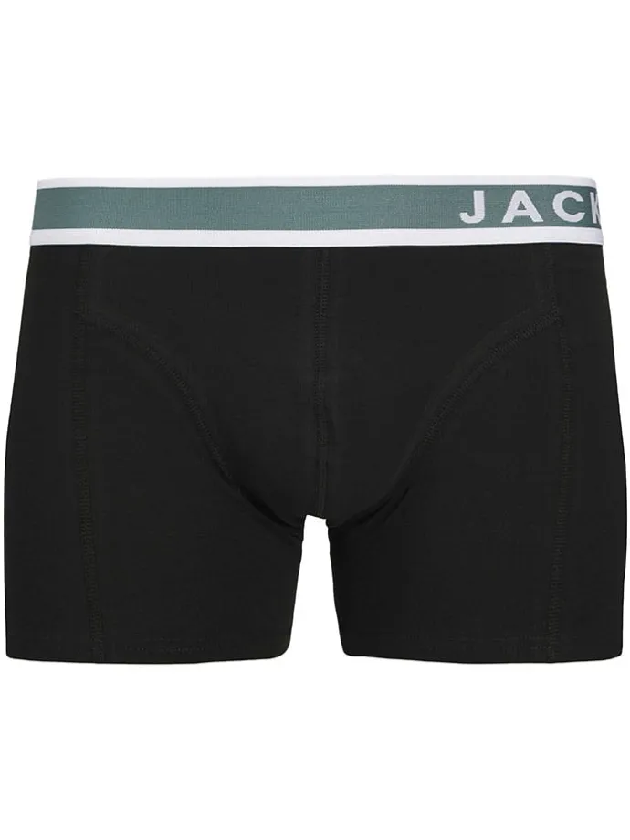 3er-Set: Boxershorts "Jaceaston" in Schwarz/ Blau/ Khaki