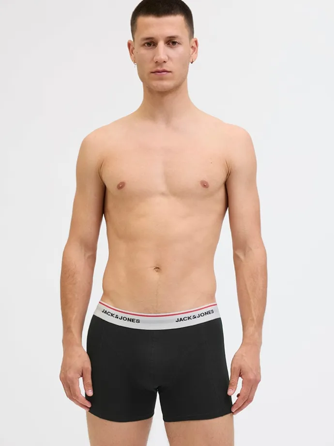 3er-Set: Boxershorts "Jackayden" in Hellblau/ Schwarz/ Rot