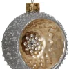 2er-Set: Christbaumkugeln in Silber - Ø 8 cm