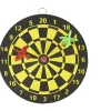 2er-Set: Dartspiele in Gelb/ Schwarz - Ø 15 cm