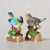 2er-Set: Dekofigur "Twisty" in Bunt - (B)10 x (H)13 x (T)7 cm