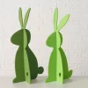 2er-Set: Dekofiguren "Freddo" in Grün - (H)59,7 cm