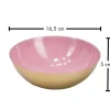 2er-Set: Dekoschalen "Naledi" in Rosa/ Gold - Ø 16,5 cm