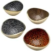 4er-Set: Dekoschalen "Samba" in Bunt - (H)6 x Ø 12,8 cm