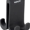 2er-Set: Doppel-Duschhaken "Verna" in Schwarz - (B)5 x (H)9,5 x (T)4,5 cm