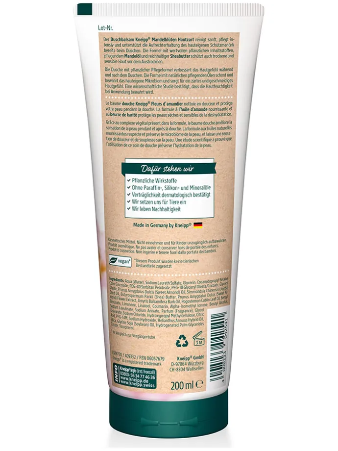 3er-Set: Duschbalsame "Mandelblüten Hautzart", je 200 ml