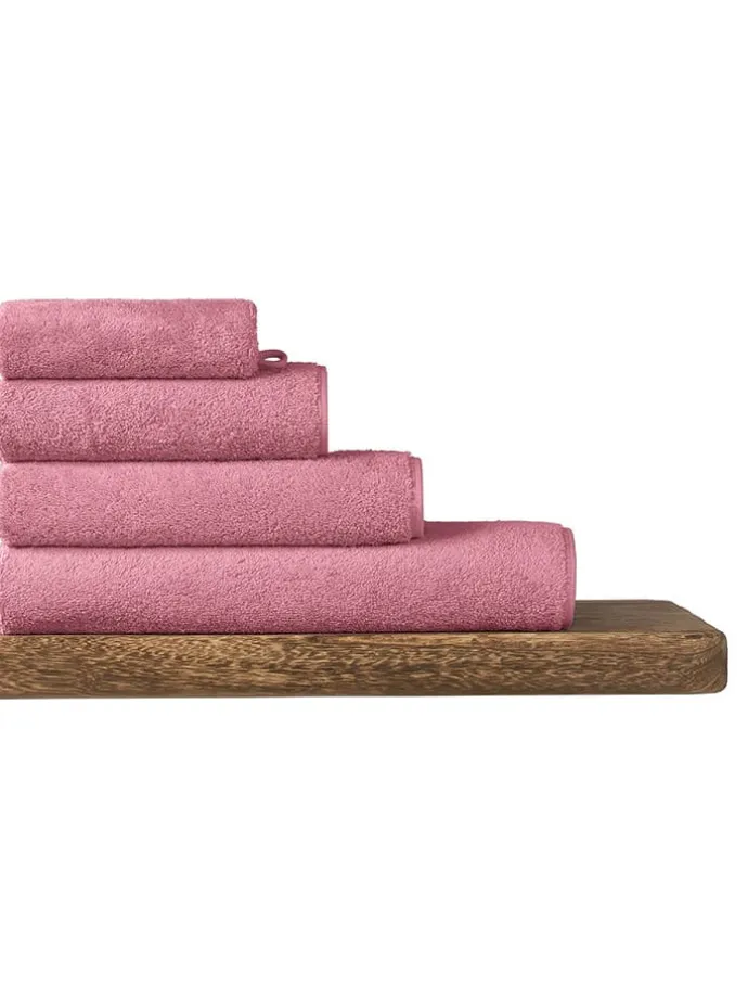 2er-Set: Duschtücher "Milano" in Rosa