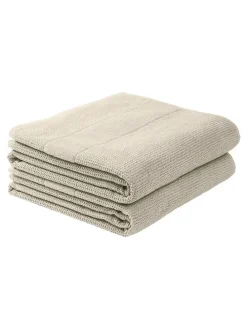 2er-Set: Duschtücher "Turin" in Beige