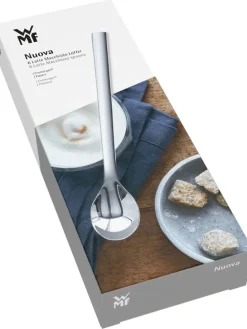 6er-Set: Edelstahl-Macchiatolöffel "Nuova" - (L)19 cm