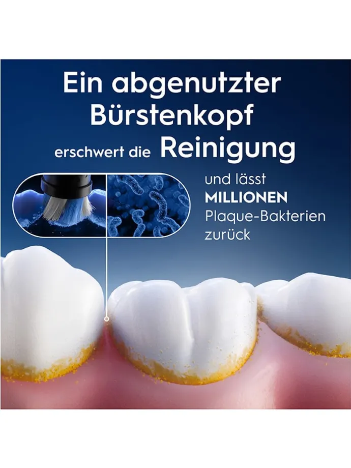 8er-Set: Ersatz-Bürstenköpfe "iO Ultimative Reinigung" in Schwarz