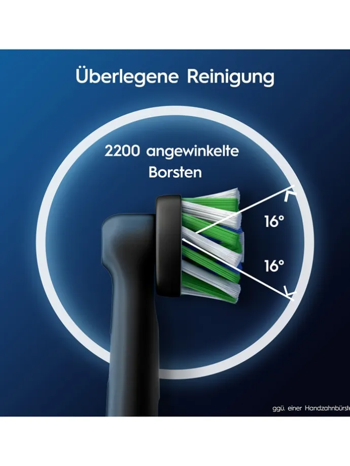 10er-Set: Ersatz-Bürstenköpfe "Pro CrossAction" in Schwarz
