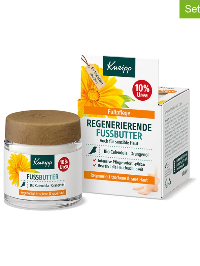 3er-Set: Fußbutter, je 100 ml