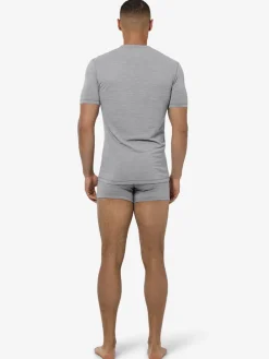 2er-Set: Funktionsboxershorts in Hellgrau