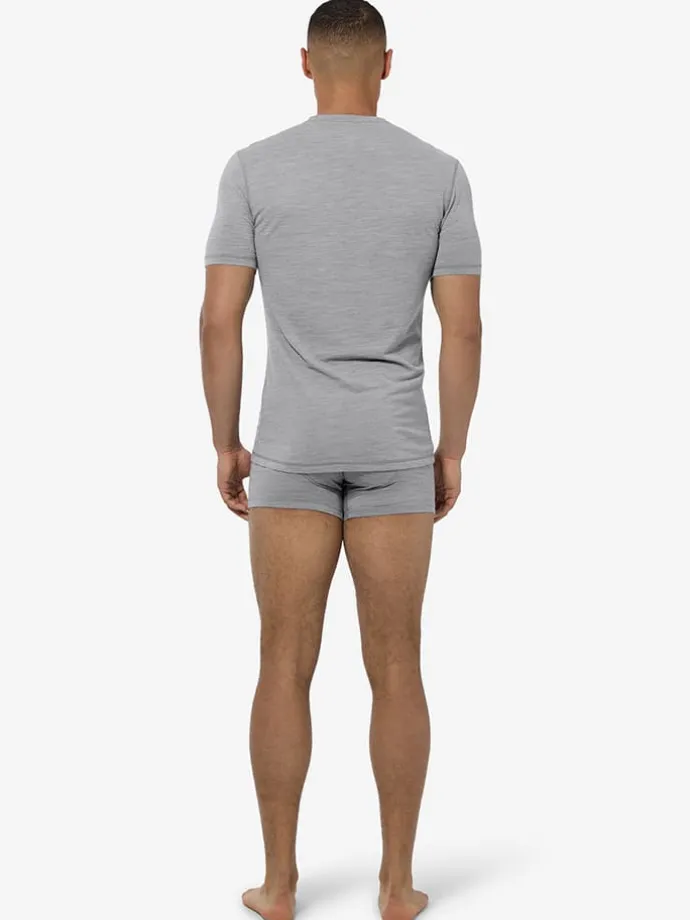 2er-Set: Funktionsboxershorts in Hellgrau
