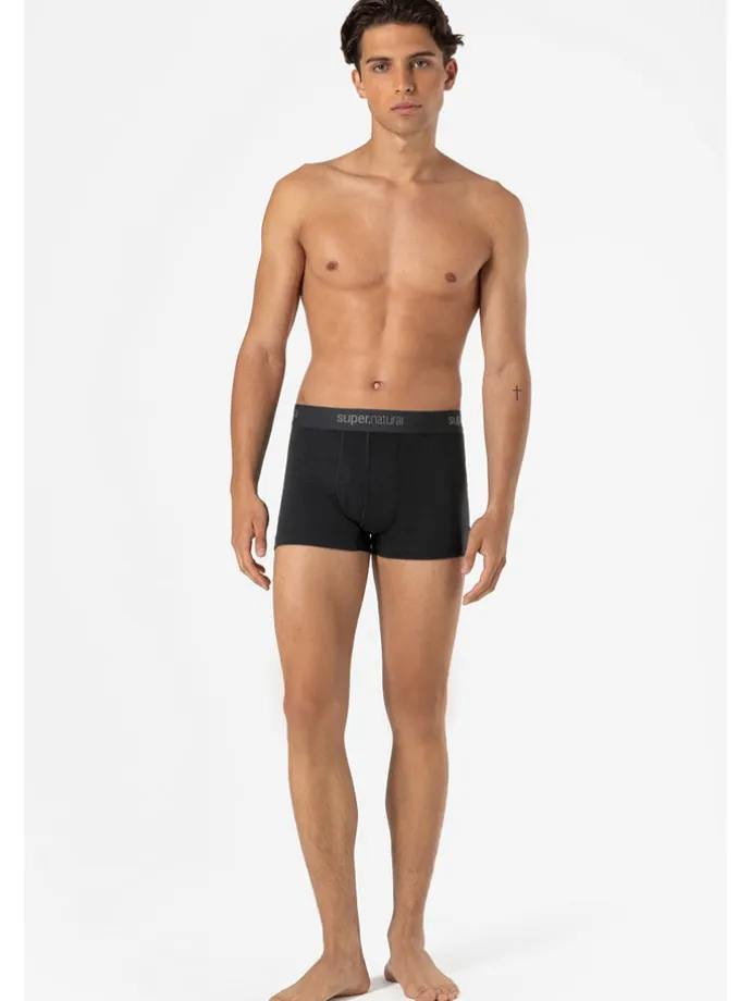 2er-Set: Funktionsboxershorts in Schwarz