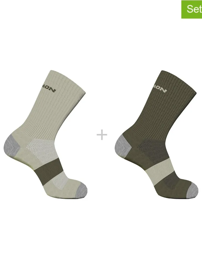 2er-Set: Funktionssocken "Evasion Crew" in Khaki
