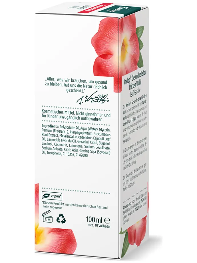 3er-Set: Gesundheitsbad "Rücken Wohl", je 100 ml