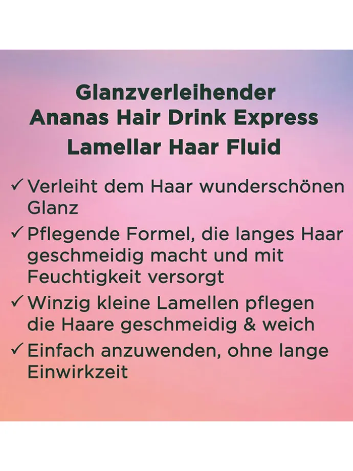 3er-Set: Haarfluid "Fructis Hair Drink Ananas", je 200 ml