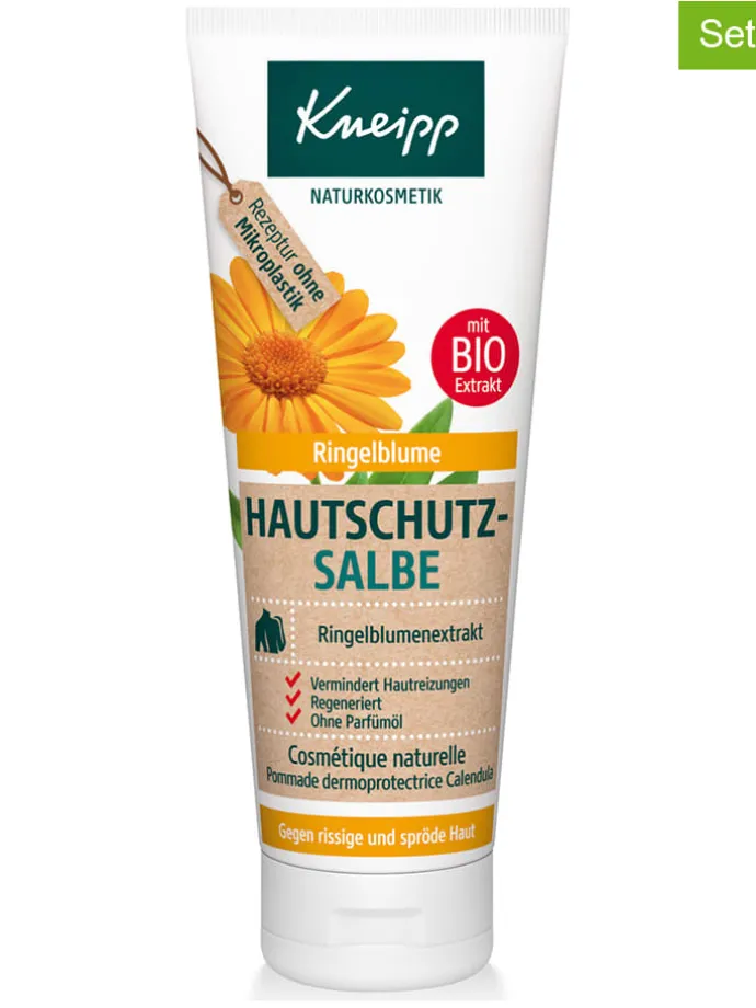 2er-Set: Hautschutzsalben "Ringelblume", je 75 ml