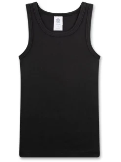 2er-Set: Hemdchen in Schwarz/ Beige
