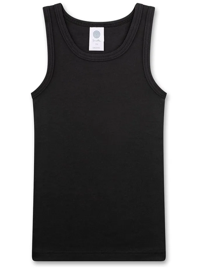 2er-Set: Hemdchen in Schwarz/ Beige