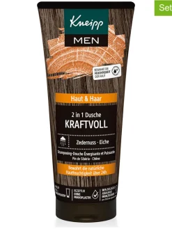 3er-Set: 2in1 Duschgel & Shampoo "Kraftvoll", je 200 ml