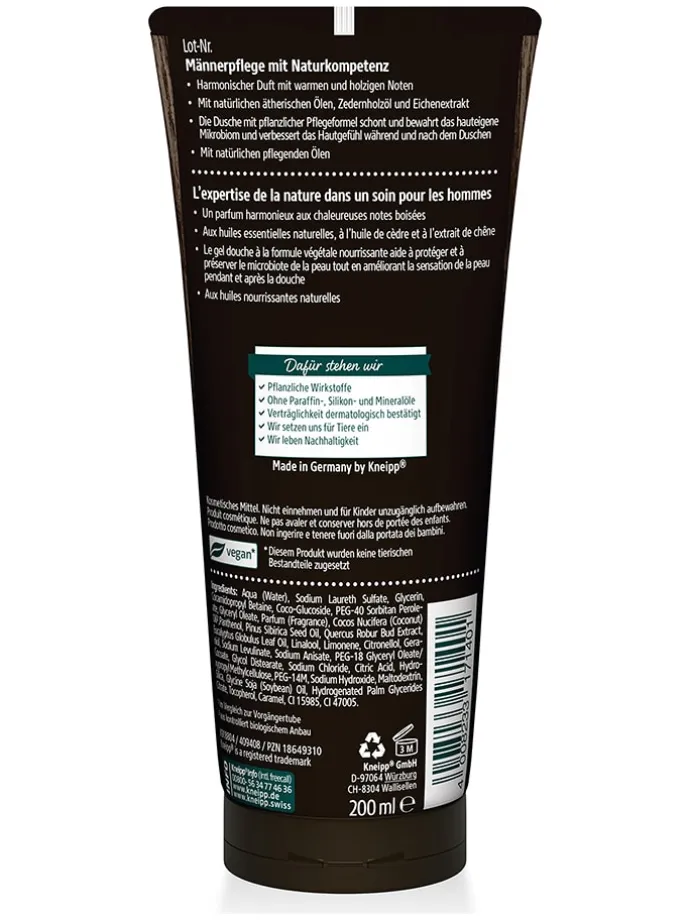 3er-Set: 2in1 Duschgel & Shampoo "Kraftvoll", je 200 ml