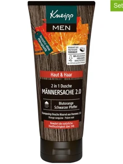3er-Set: 2in1-Duschgel und Shampoo "Männersache 2.0", je 200 ml