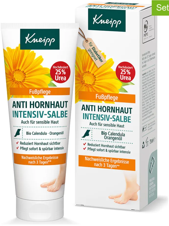 4er-Set: Intensiv-Salbe "Anti Hornhaut", je 75 ml