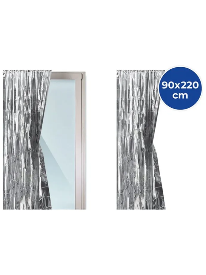 2er-Set: Isolierschutz-Folien in Silber - (L)220 x (B)90 cm